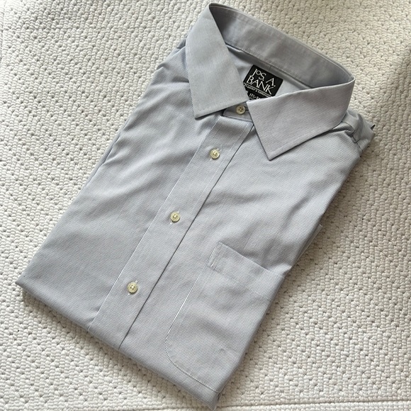 NWOT Jos. A. Bank Traveler’s Collection dress shirt, 17 1/2 - 34, button down - Picture 1 of 5
